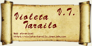 Violeta Tarailo vizit kartica